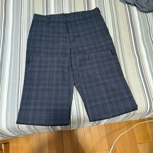 Nike Men's Gray Plaid Dress Pants